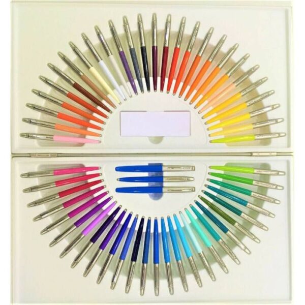 PARKER Rainbow κασετίνα βαλιτσάκι  με συλλογή από 54 στυλό Jotter σε διαφορετικά χρώματα