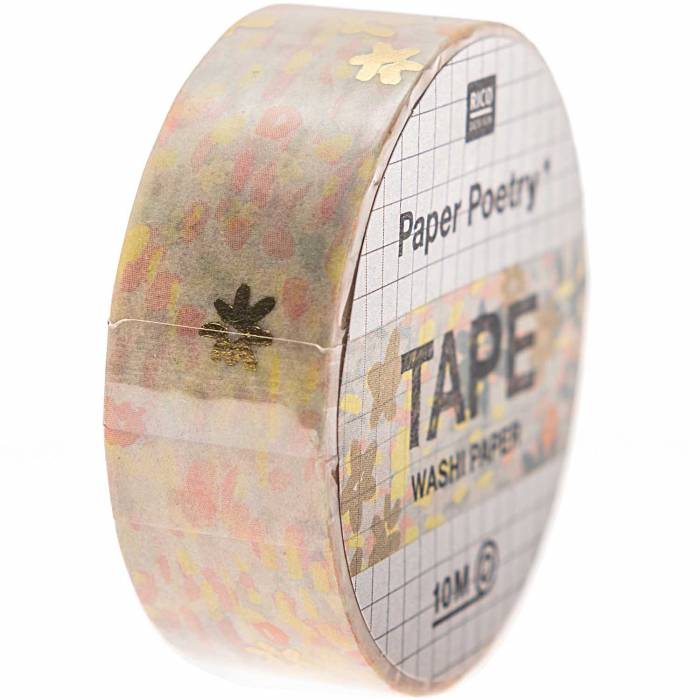 Washi tape RICO flower meadow crafted nature 1.5cmx10m