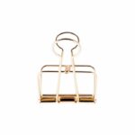 Wire clip 19mm gold