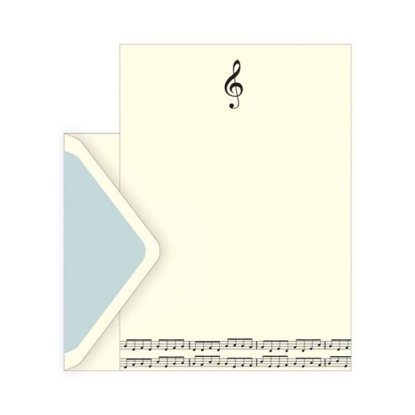 THE ARTFILE σετ αλληλογραφίας Music note