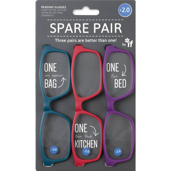 IF Γυαλιά πρεσβυωπίας σετ 3/τεμ SPARE PAIR +2.0 Brights