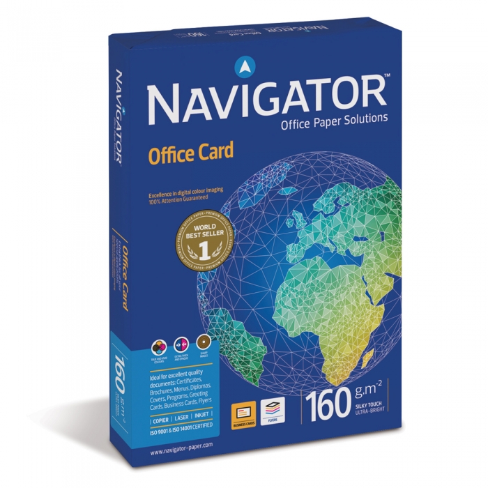 Χαρτί εκτύπωσης ΝAVIGATOR 160gr office card 250φ