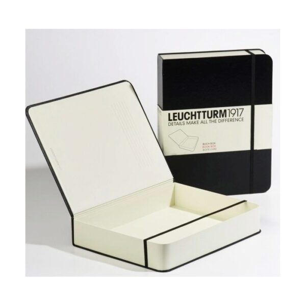LEUCHTTURM  Book box κουτί με λάστιχο μαύρο 255Χ329Χ60mm