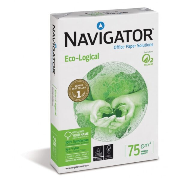 Χαρτί εκτύπωσης ΝAVIGATOR  75gr Eco-logical 500φ