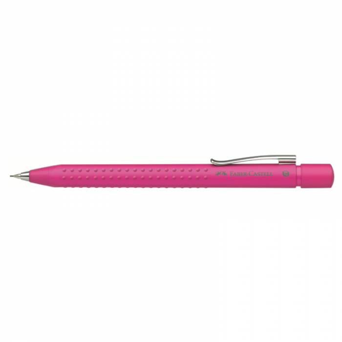 FABER CASTELL στυλό διαρκείας grip 2011 frosted pink μεταλλικό