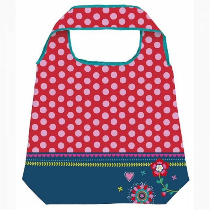 MOSES shopping bag flowers and dots 82900