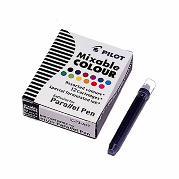 Αμπούλες PILOT πακ/12 για parallel pen assorted colours