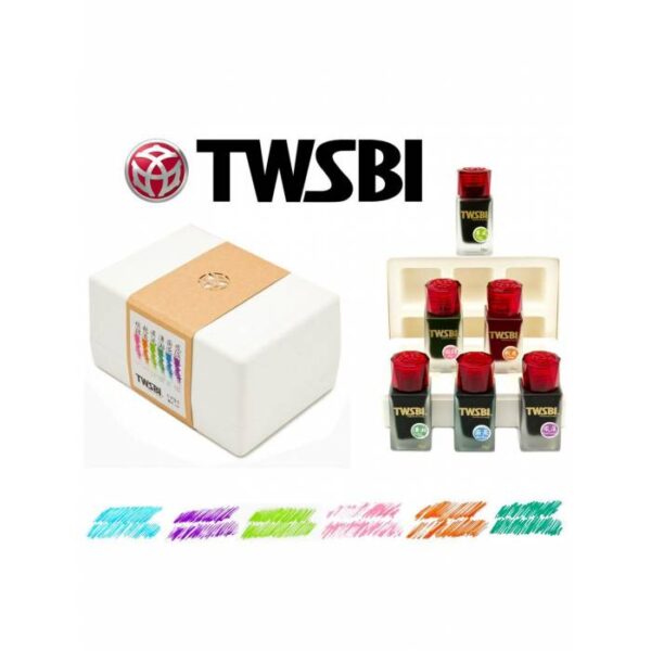TWSBI μελάνη 1791 σετ 6 χρωμάτων combo color pack 6X18ml