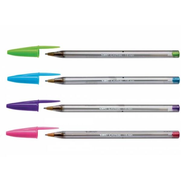Στυλό διαρκείας BIC cristal 1.6 fun σε 4 χρώματα