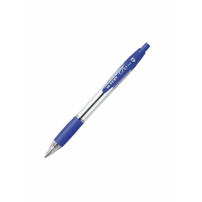 Στυλό διαρκείας Hitext 901 grip μπλέ 1.0mm
